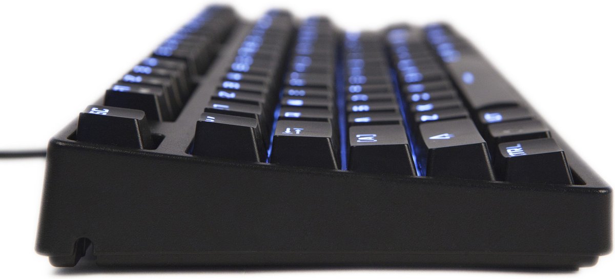 Penclic MK1 mechanisch toetsenbord met witte achtergrondverlichting en kaihl brown switches en sneltoetsen