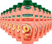 Palmolive Shampoo Naturals 2 In 1 Hydra Balance Perzik - 12x350ml - Voordeelverpakking