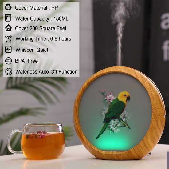 Kinscoter – diffuseur d'arôme volcanique, lampe d'huile essentielle