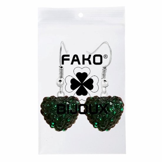 Fako Bijoux Gelukspoppetjes Hart Rood – 50 Stuks Hout – Valentijn
