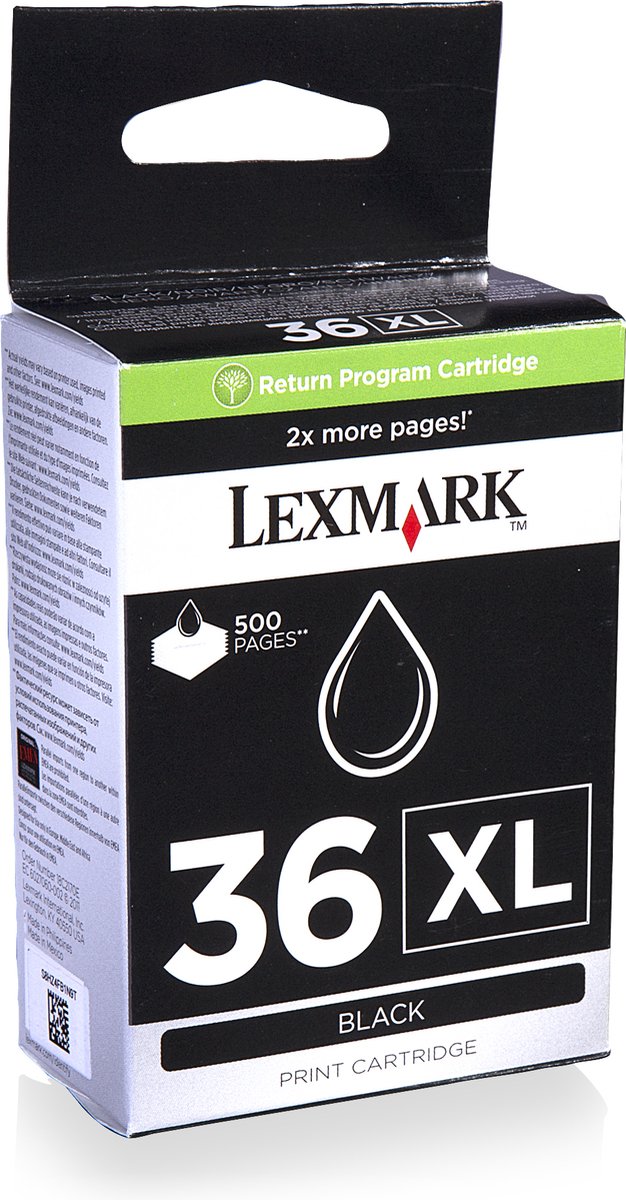Lexmark 36XL - Inktcartridge / Zwart
