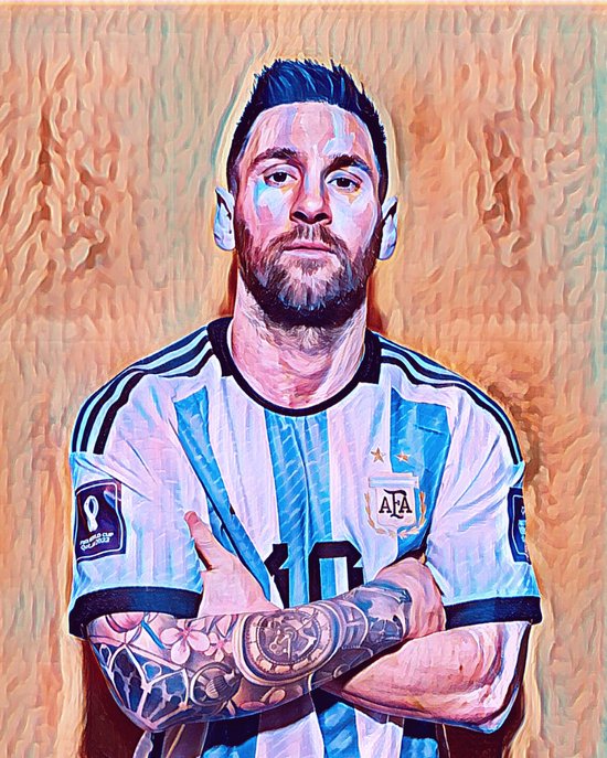 Messi - Poster - 30 x 40 cm