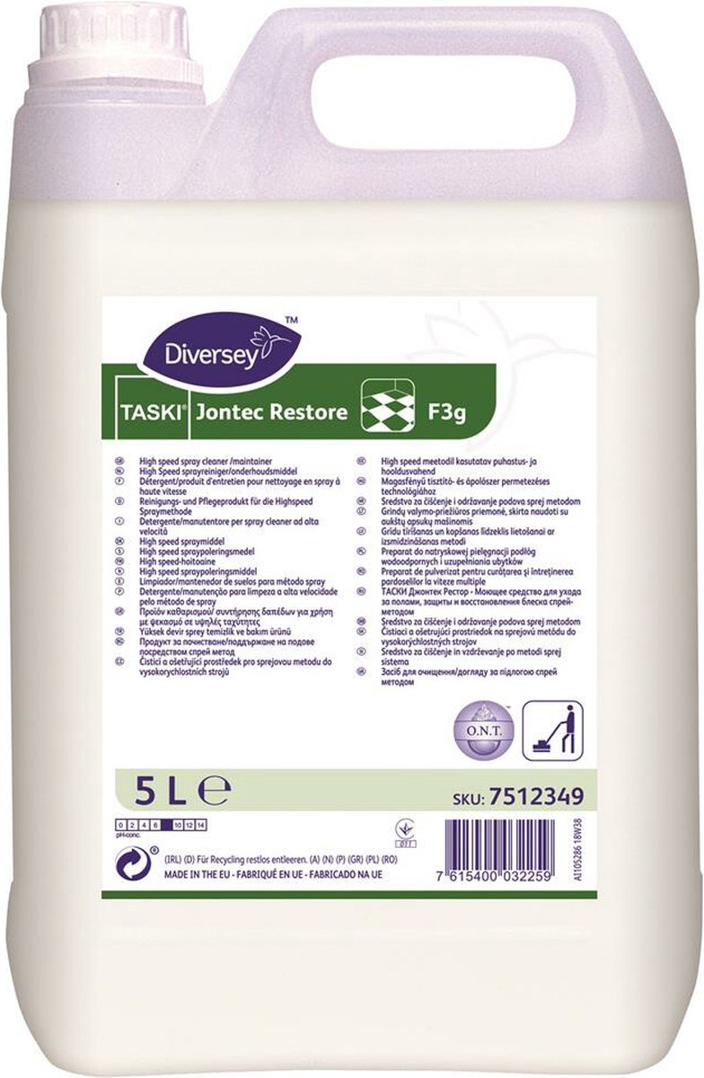 Taski Jontec Restore Hoogglans Onderhoudsmiddel 5ltr
