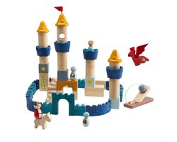 PlanToys Houten Speelgoed Kasteel Blokken-Orchard