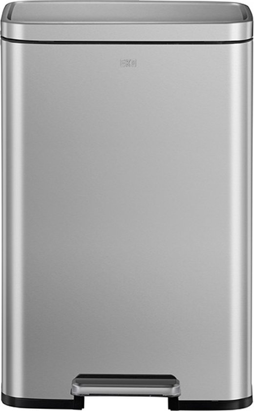 Foto: Eko madison pedaalemmer 50 liter stainless steel plastic misty mat rvs prullenbak