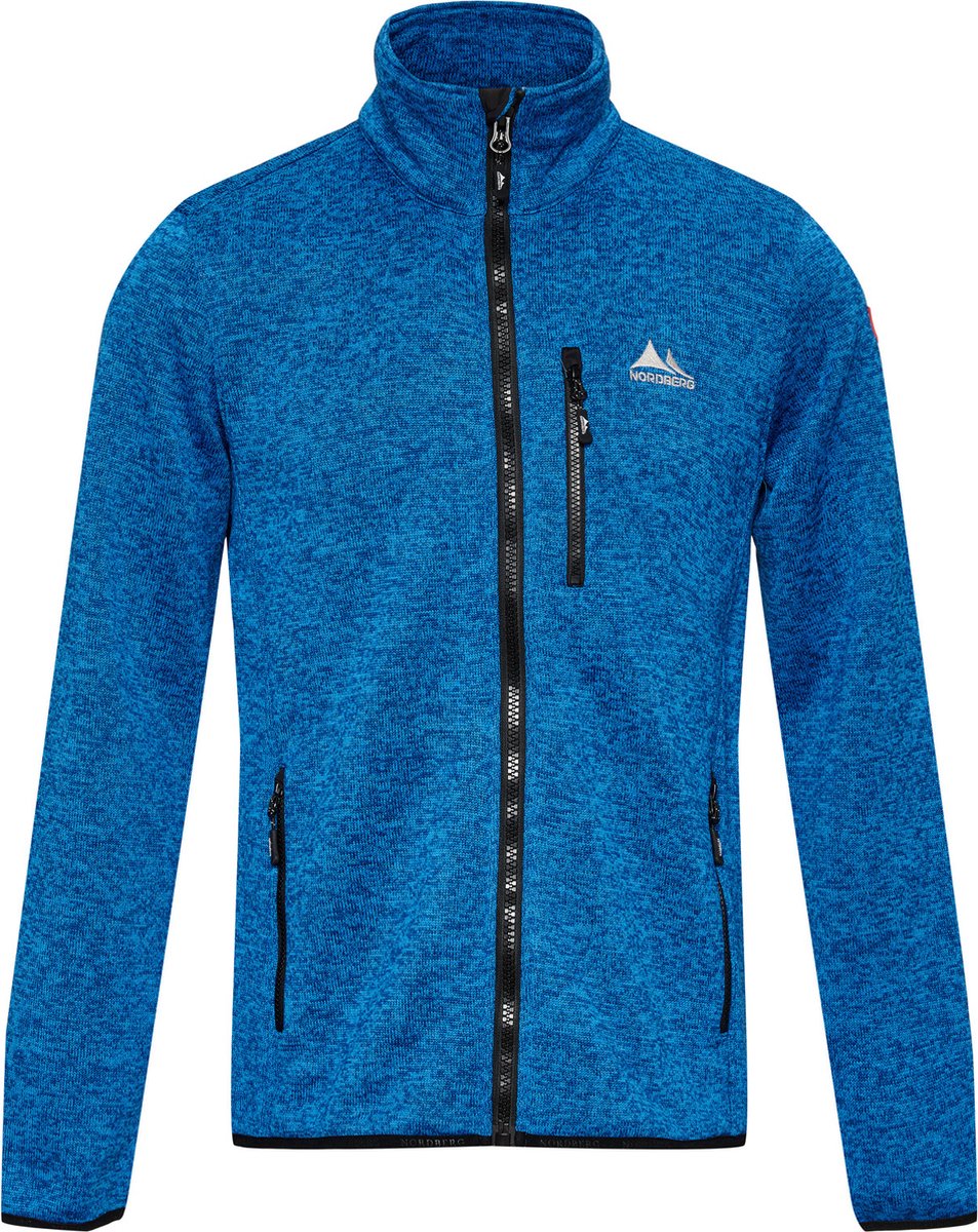 Nordberg Frank Fleece Vest Heren melange Blauw