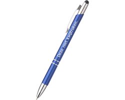 Akyol - deze niet kwijtraken.. pen - blauw - gegraveerd - Collega - stagaire - pen met tekst - leuke pennen - grappige pennen - werkpennen - stagiaire cadeau - cadeau - bedankje - afscheidscadeau collega - met soft touch