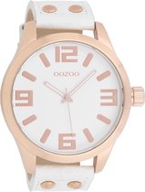 OOZOO Timepieces Polshorloge - C1100 - Wit - 51 mm