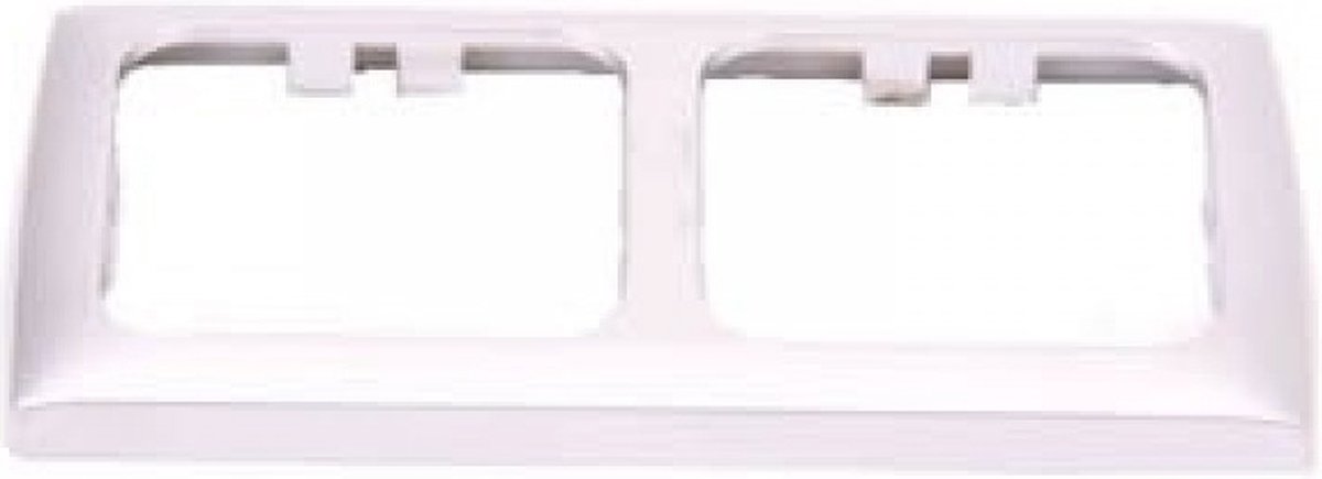 Afdekraam 2-vaks zilver Softline
