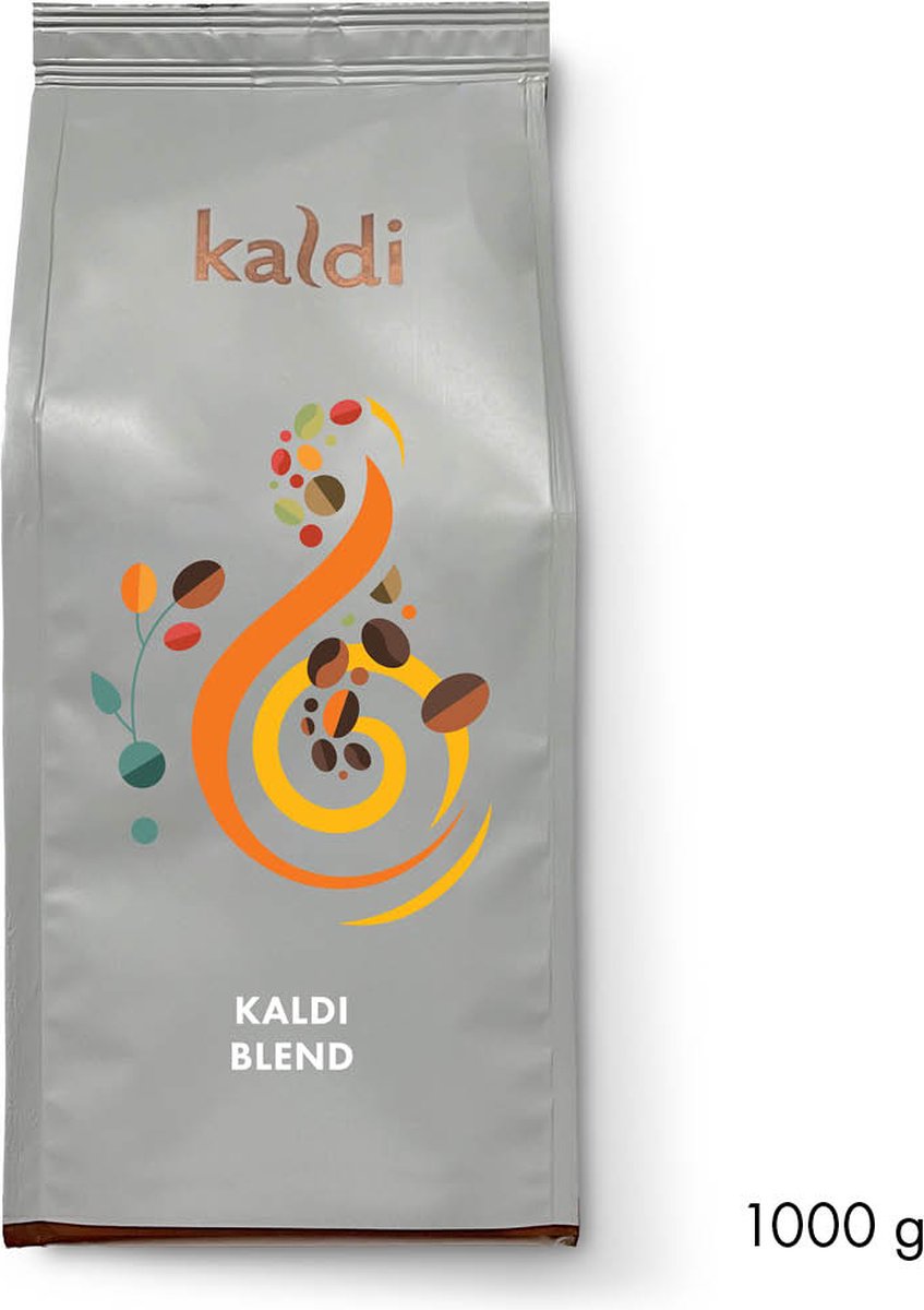Goedkoopste Kaldi Blend - Koffiebonen 1000 gram - Arabica en Robusta - Sterkte 7 - Medium volle koffie