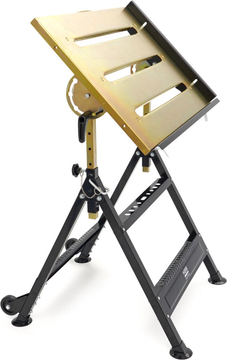 Lemodo Werkbank, Lastafel, Inklapbaar, Werktafel In Hoogte Verstelbaar Van Staal Belastbaar Tot 450 Kg Compact Opvouwbaar 7 Voudig Multifunctionele Tafel 2041152381