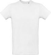 T-shirt met ronde hals 'Organic Inspire Plus'/men Wit - 3XL