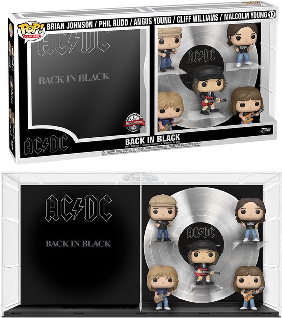 Albums Funko Pop : ACDC - Back In Black 17 (Brian Johnson-Phil Rudd-Angus  Young-Cliff... | bol