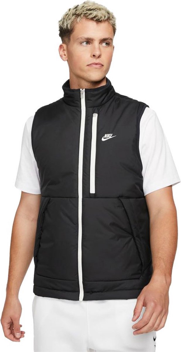 Nike Sportswear Therma-FIT Legacy Series Heren Sport Vest Sail Regular Zwart