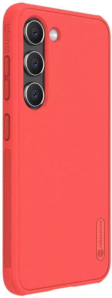 Nillkin - Telefoonhoesje geschikt voor Samsung Galaxy S23 Plus - Super Frosted Shield Pro - Back Cover - Rood