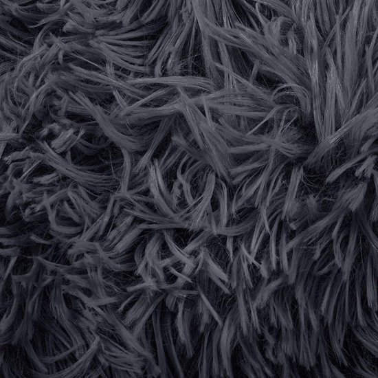 Donut Hondenmand 70cm - Kattenmand - Hondenbed - Fluffy - Dog Bed - Wasbaar - Zwart