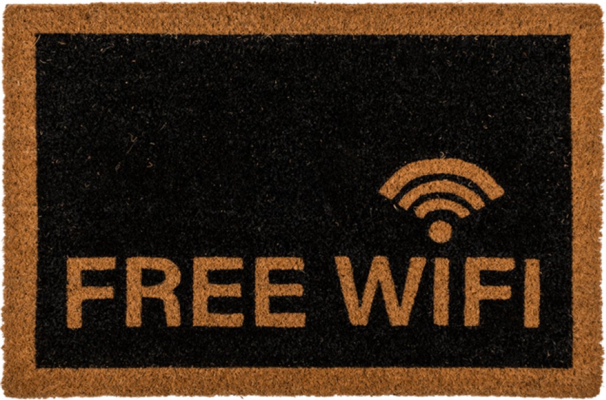 OOTB Free wifi deurmat