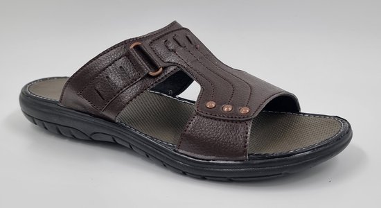 WALKING - Slippers pour homme - Marron - Taille 44