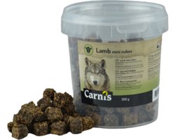 Lam minivleesblokjes in emmertje 350 gr.