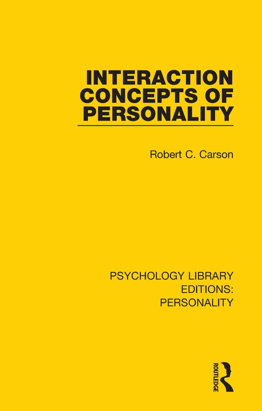 Psychology Library Editions: Personality- Interaction Concep ... - cover