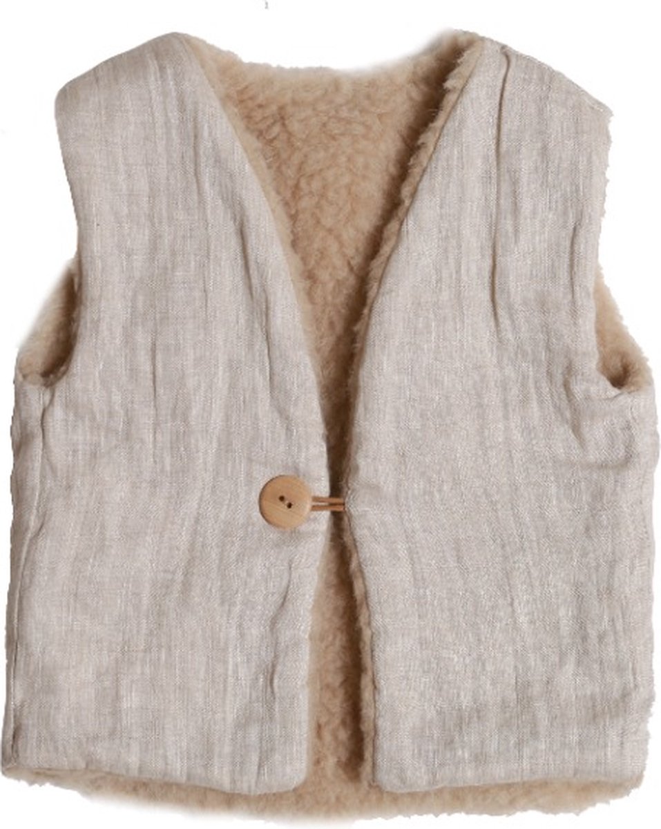 Alwero Exclusive bodywarmer Vest Junior -110 Beige