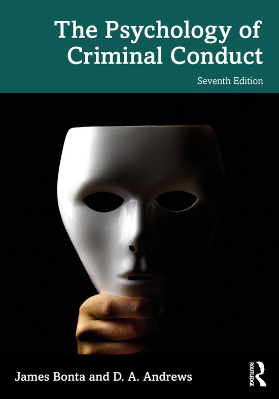 The Psychology of Criminal Conduct - cover