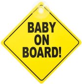 *** 1x Baby on Board! - Sign met Zuignap - Opa & Oma - Veilig - van Heble® ***