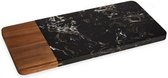 Snijplank Zwart Bruin Acacia Marmer (15 x 1,3 x 30 cm)