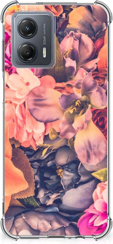 Custodia Per Motorola Moto G85 Con Supporto Ad Anello, Design In Marmo - Foto 5