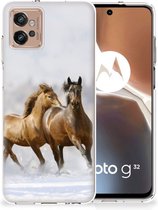 Smartphone hoesje Motorola Moto G32 TPU Case Paarden