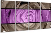 Peinture sur verre rose | Violet, gris | 160x80cm 4 Liège | Tirage photo sur verre |  F004480