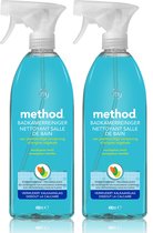 Method Badkamerreiniger 2 x 490 ml Eucalyptus, munt, bergamot en limoenblad