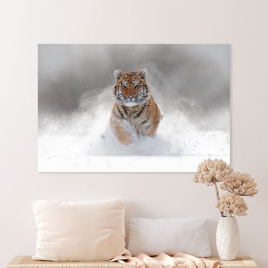 Peinture sur toile Running Tiger