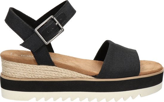 TOMS Shoes DIANA - Sandalen met hakDames Sandalen - Kleur: Zwart - Maat: 40