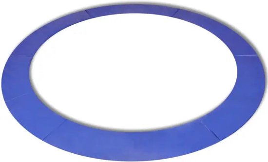 vidaXL Tapis de sécurité PE bleu pour trampoline rond 10 pieds / 3,05 m