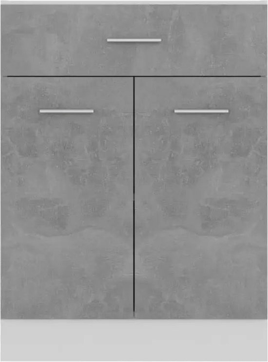 Onderkast met lade 60x46x81,5 cm (betongrijs)