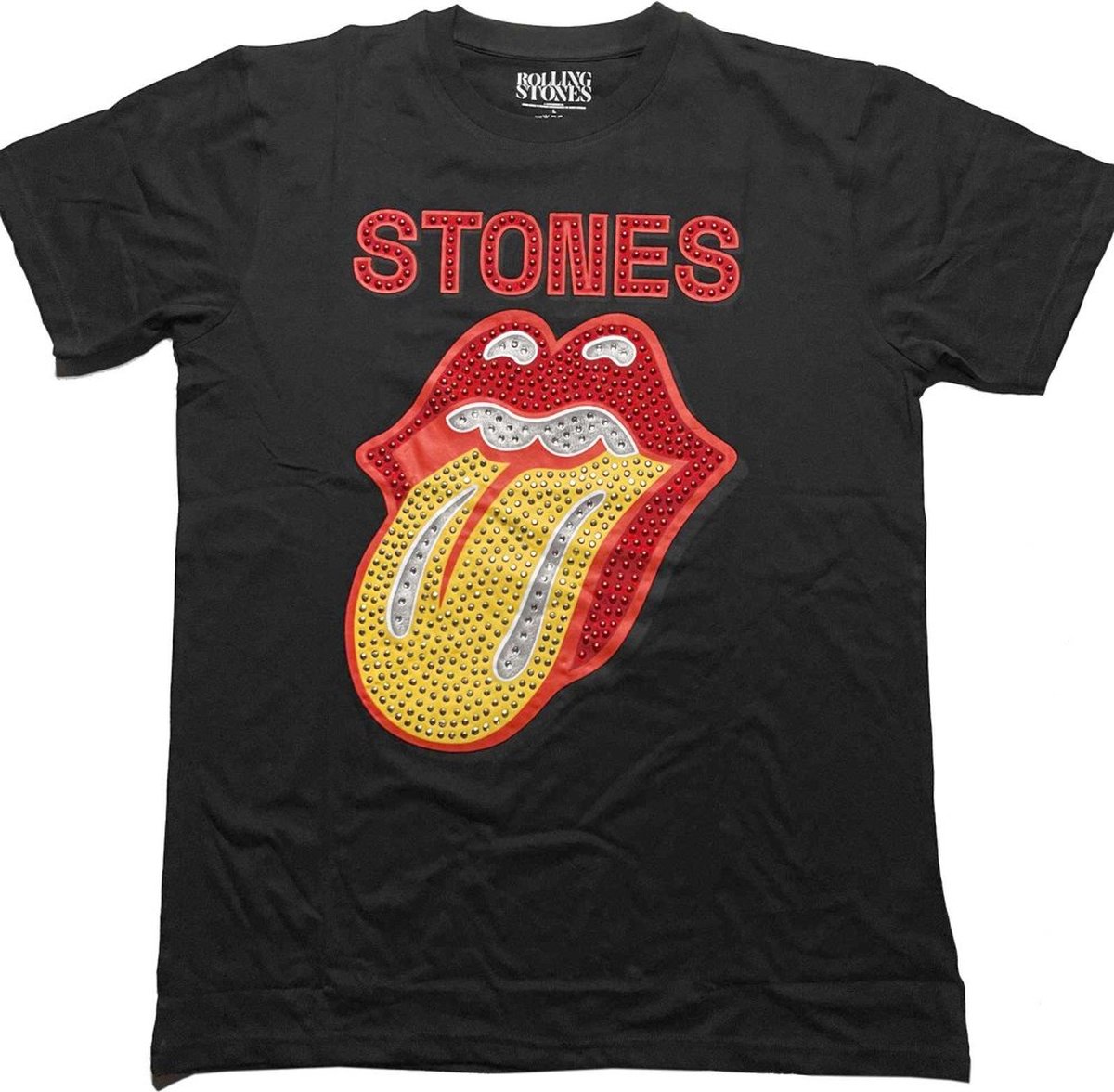 The Rolling Stones - Dia Tongue Heren T-shirt - M - Zwart