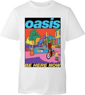 Oasis - Be Here Now Illustration Heren T-shirt - L - Wit