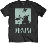 Nirvana - Dips Heren T-shirt - XL - Zwart