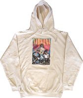 Nirvana - Trapper Hat Mono Logo Hoodie/trui - M - Beige