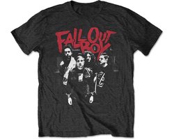 foto van Fall Out Boy - Punk Scratch Heren T-shirt - L - Zwart
