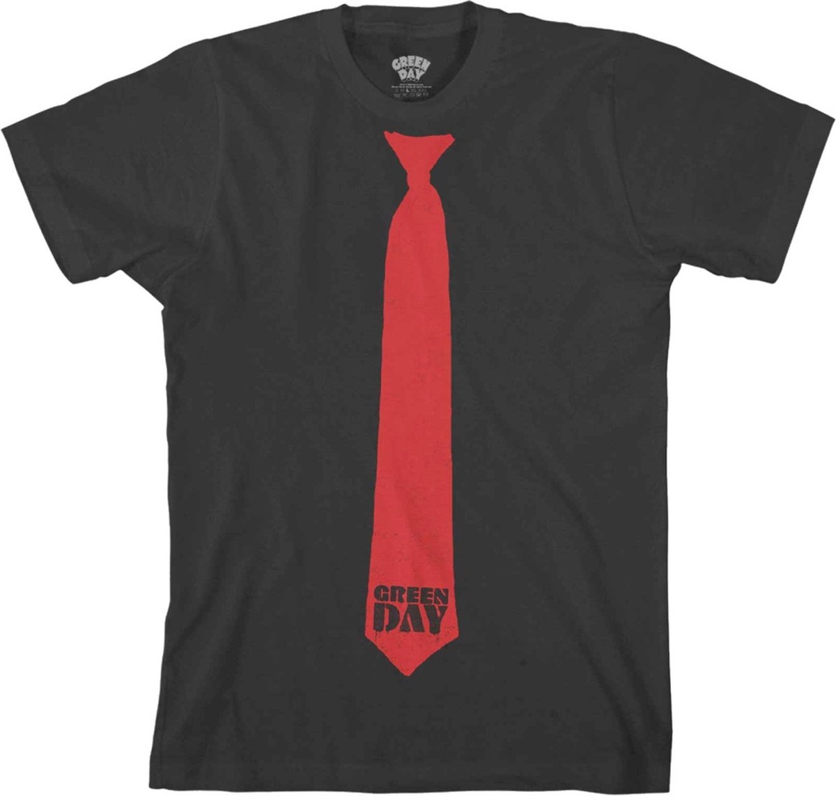 Green Day - Tie Heren T-shirt - S - Zwart