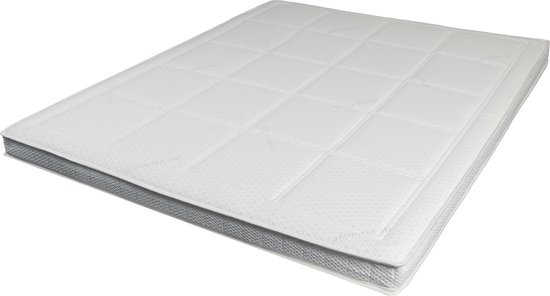 Topmatras Victoria de luxe 3D 160x210x10cm nasa foam zomer en winter zijde