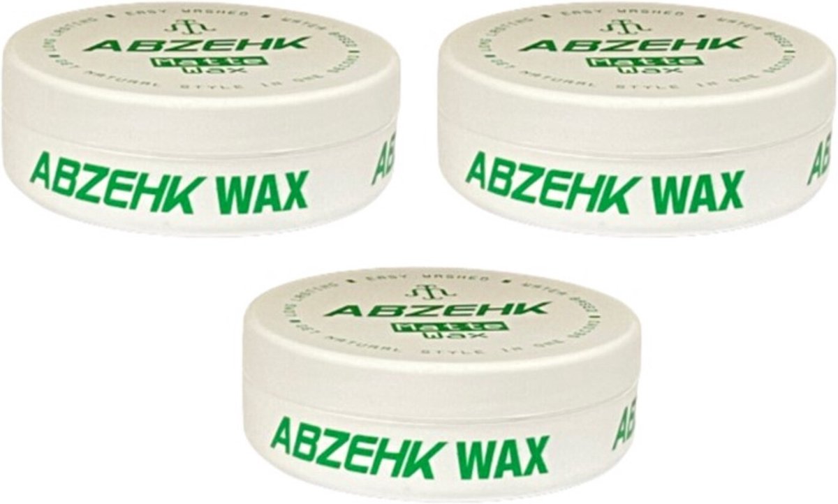 ABZEHK HAIR WAX MATTE 3 STUKS