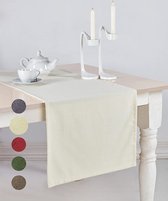 Tafeloper linnenlook | 48x160cm | verschillende kleine | afwasbaar & vlekbestendig | tafelkleed tafelloper tafeldecoratie tafelkleed tafellinnen