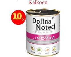 Dolina Noteci Premium kalkoen rijk - nat hondenvoer - 800g x10