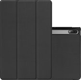 Hoesje Geschikt voor Lenovo Tab P12 Pro Hoesje Case Hard Cover Hoes Book Case - Zwart