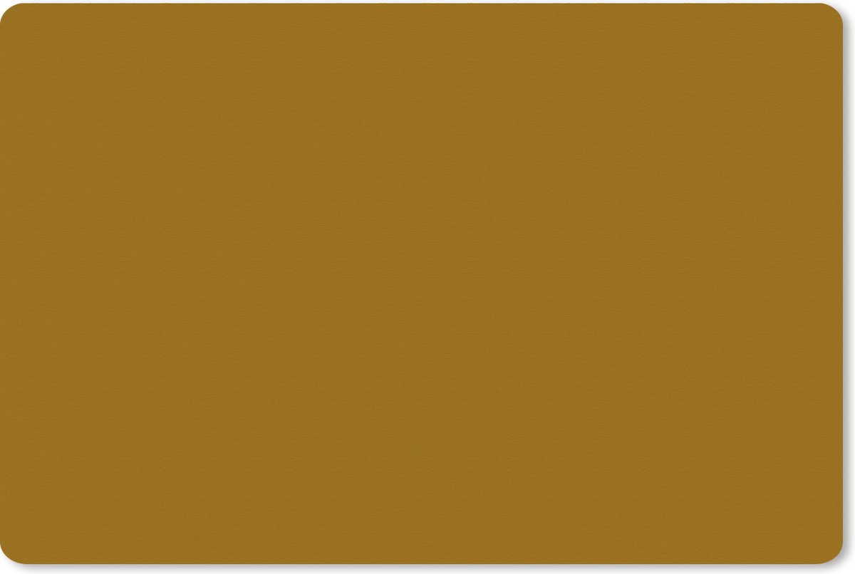 Muismat xxl - Gaming muismat - Goud - Effen - Bureau accessoires - 90x60 cm - Mouse pad - Muismat