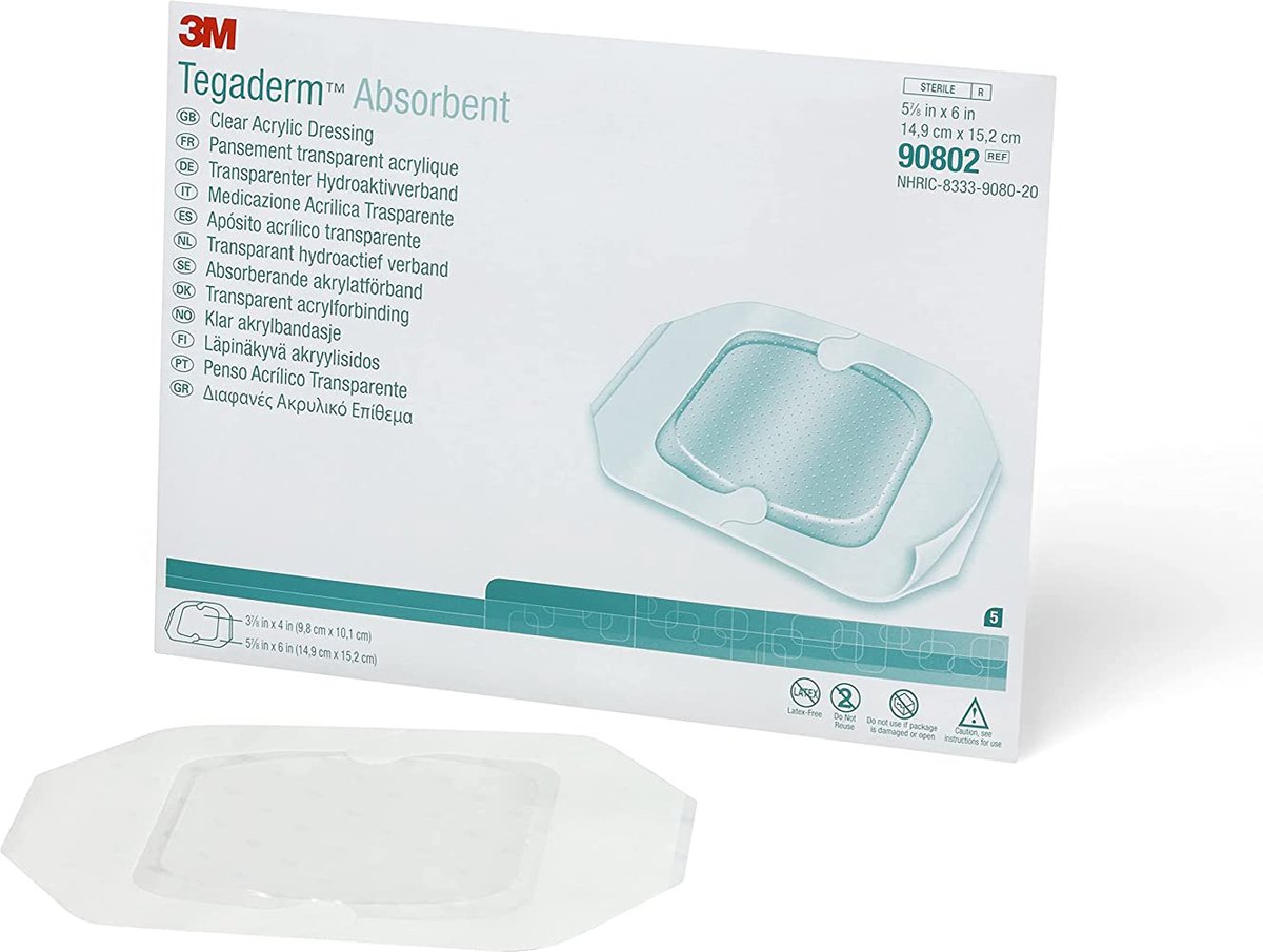 Goedkoopste 3M Tegaderm Acrylic Dressing