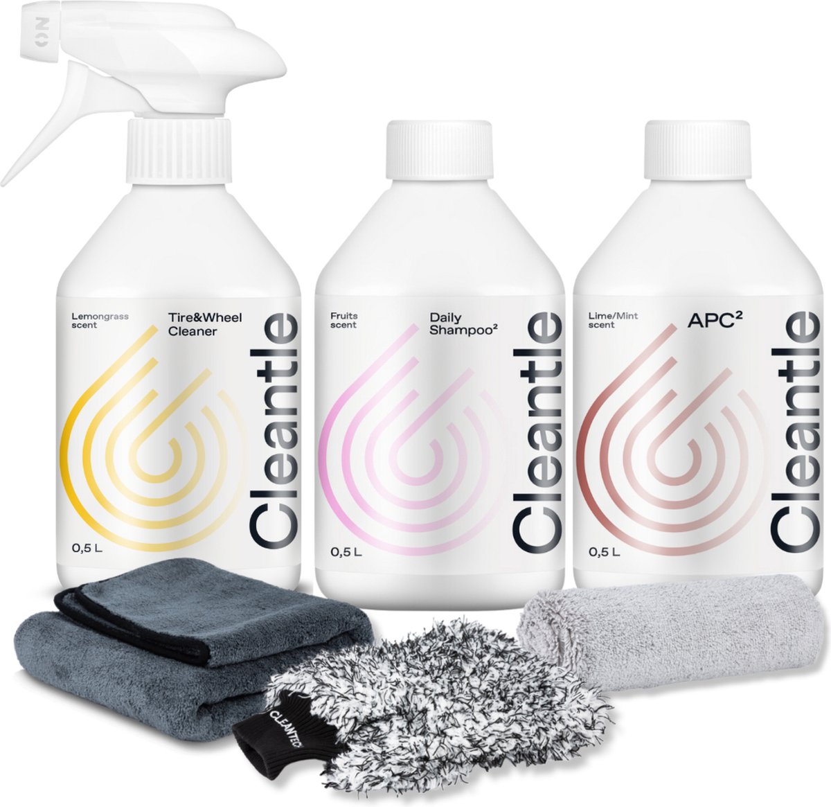 Cleantle Car Wash Bundle Auto Wassen Auto Poets Pakket